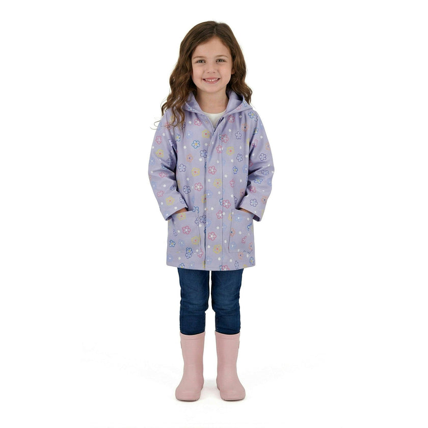 Girls Rain Coat | Multicolor Floral