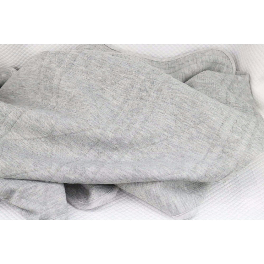 Gray Knit Blanket
