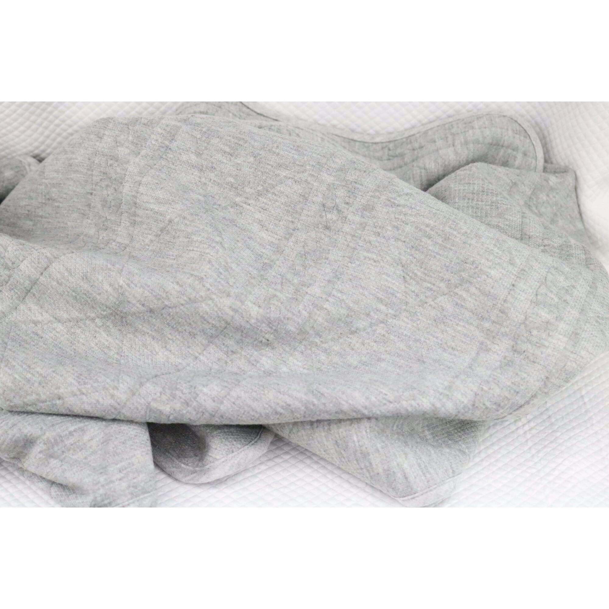 Gray Knit Blanket