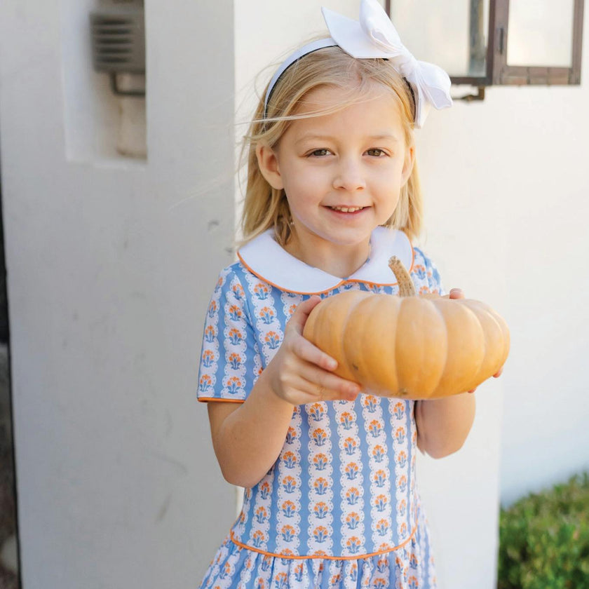 Libby Girls' Dress - Harvest Ribbon Floral