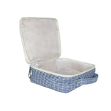 Navy Stripe Coated Lunchbox