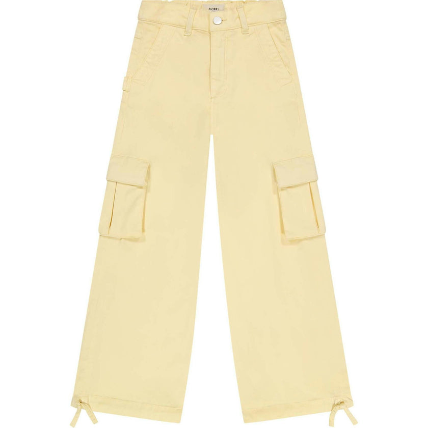 Lily Wide Leg Jogger | Citron