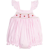 Smocked Lizzy D Bubble - Strawberries