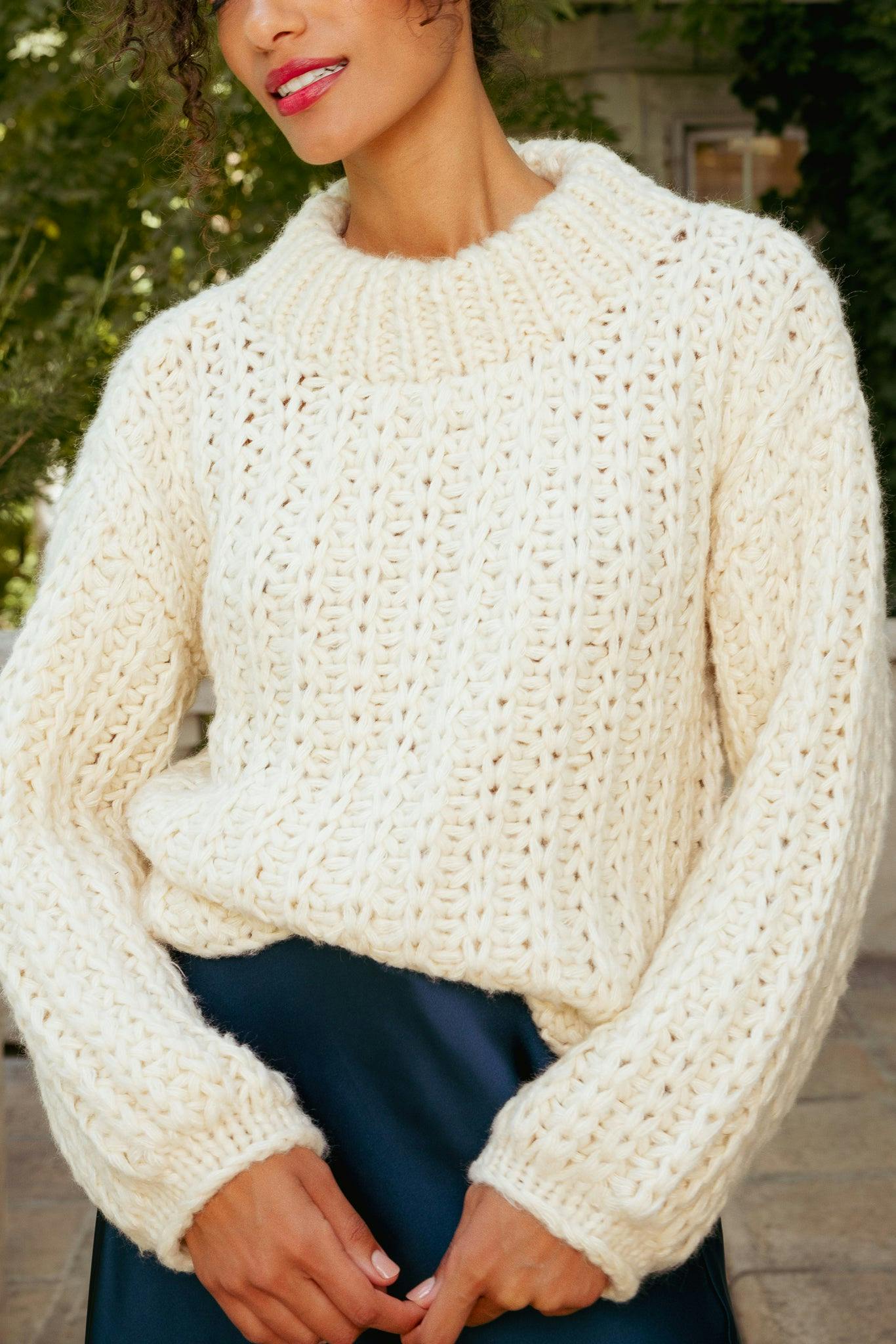 Julia Sweater in Cream