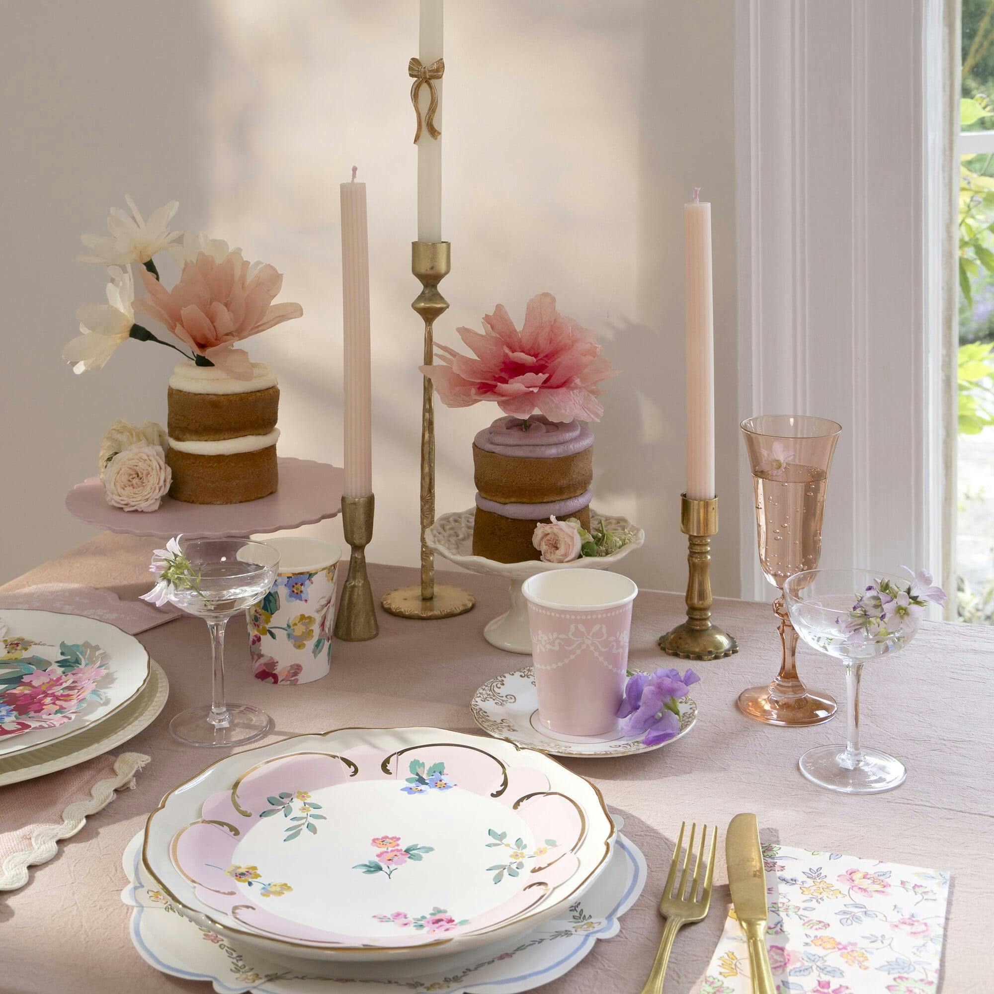 Rococo Pink Cups