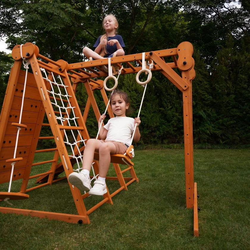 Chestnut | Outdoor & Indoor Foldable Jungle Gym