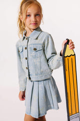 Sparkle Bows Denim Jacket
