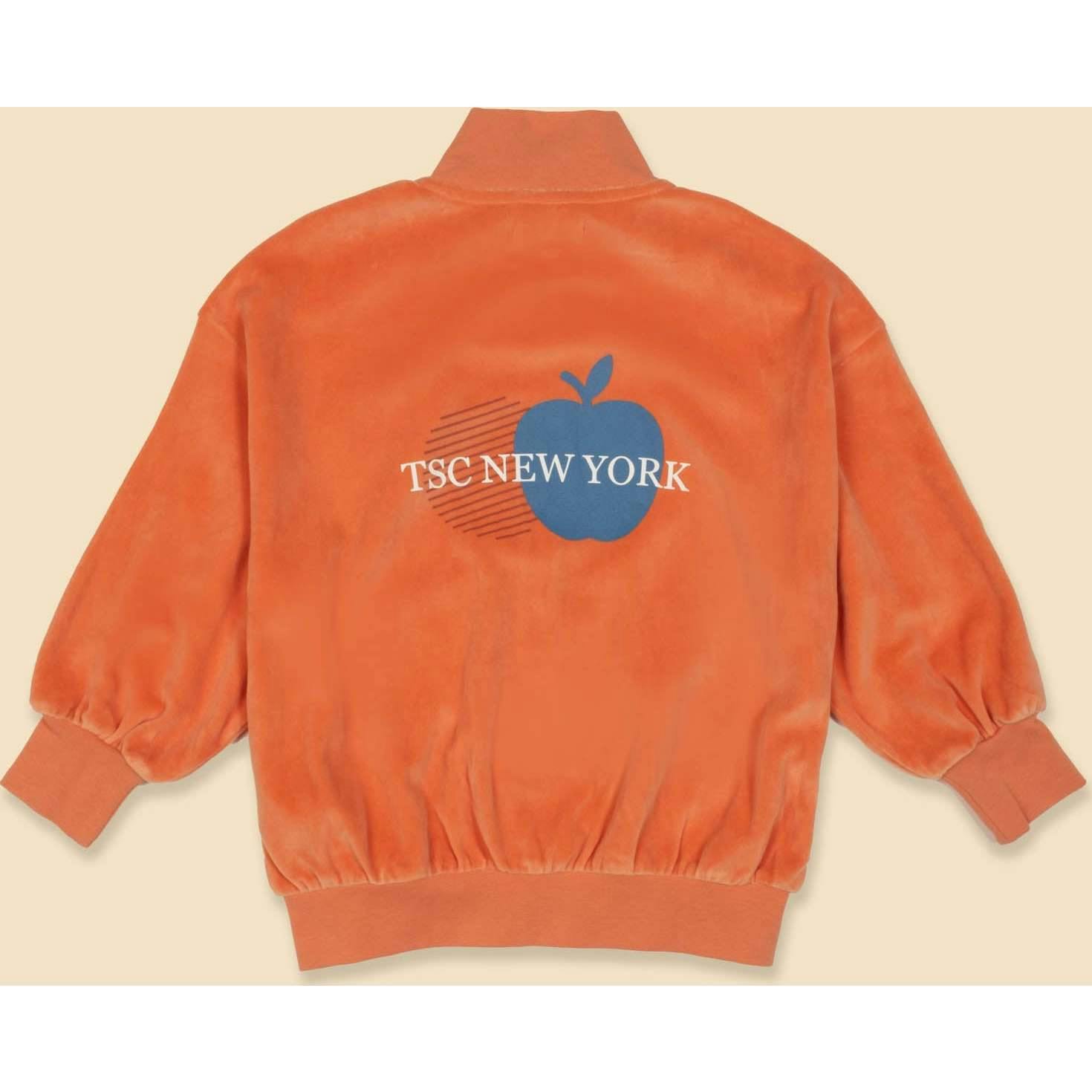 Velour Track Jacket in Sunset Serenade