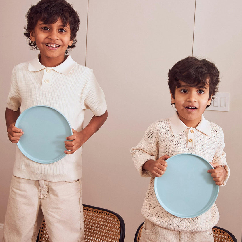 4 Plate Set | Seafoam