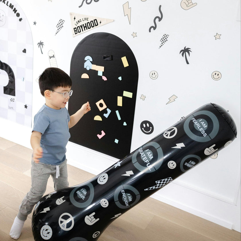 Magic Puncher - Inflatable Punching Bag for Kids with Positive Affirmations