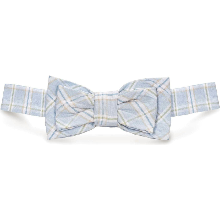 Classic Seersucker Bow Tie, Blue
