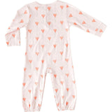 Pink Heart Balloon Romper