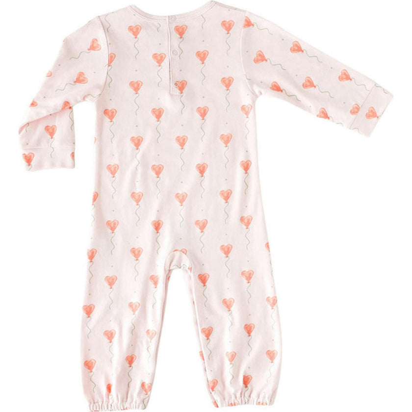 Pink Heart Balloon Romper