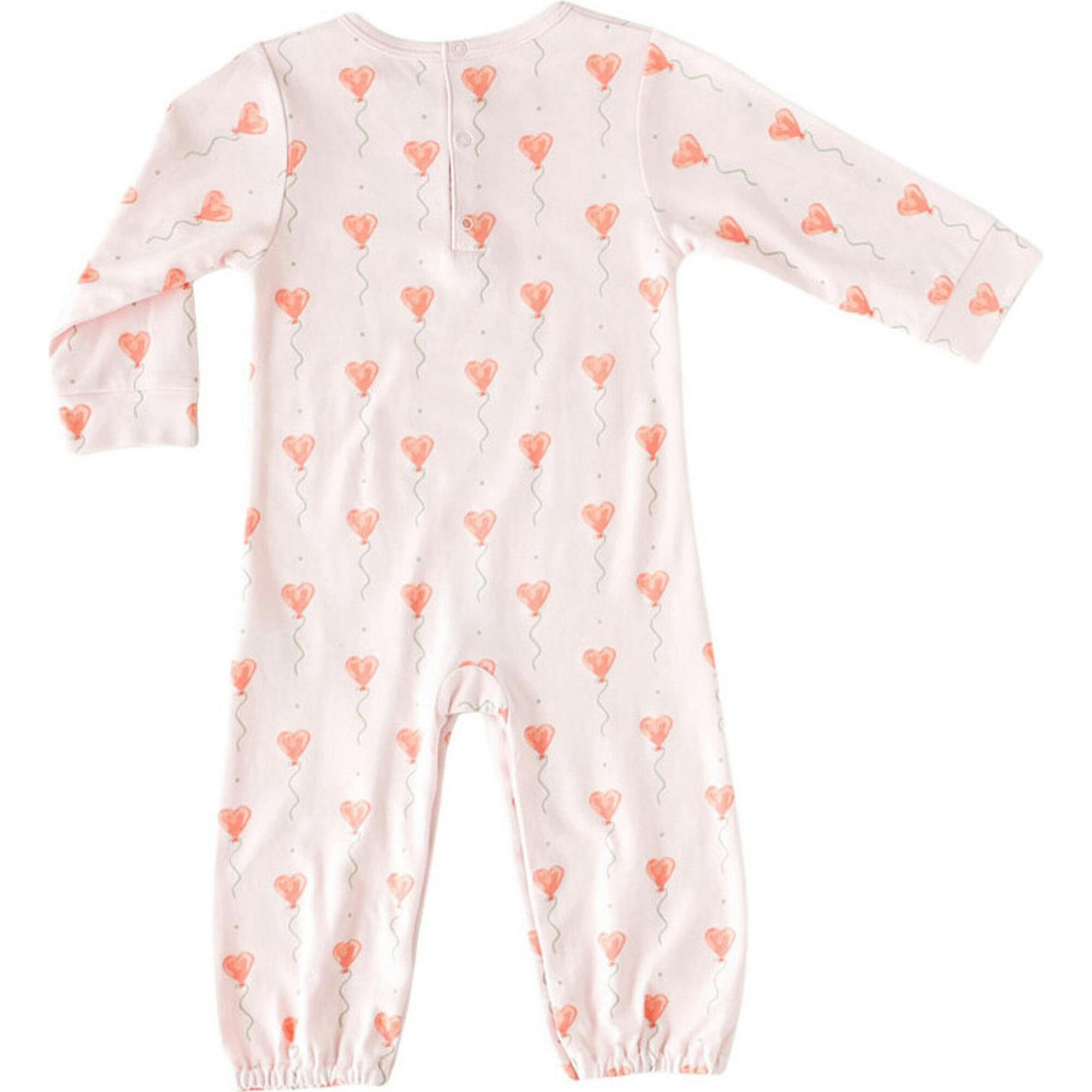 Pink Heart Balloon Romper