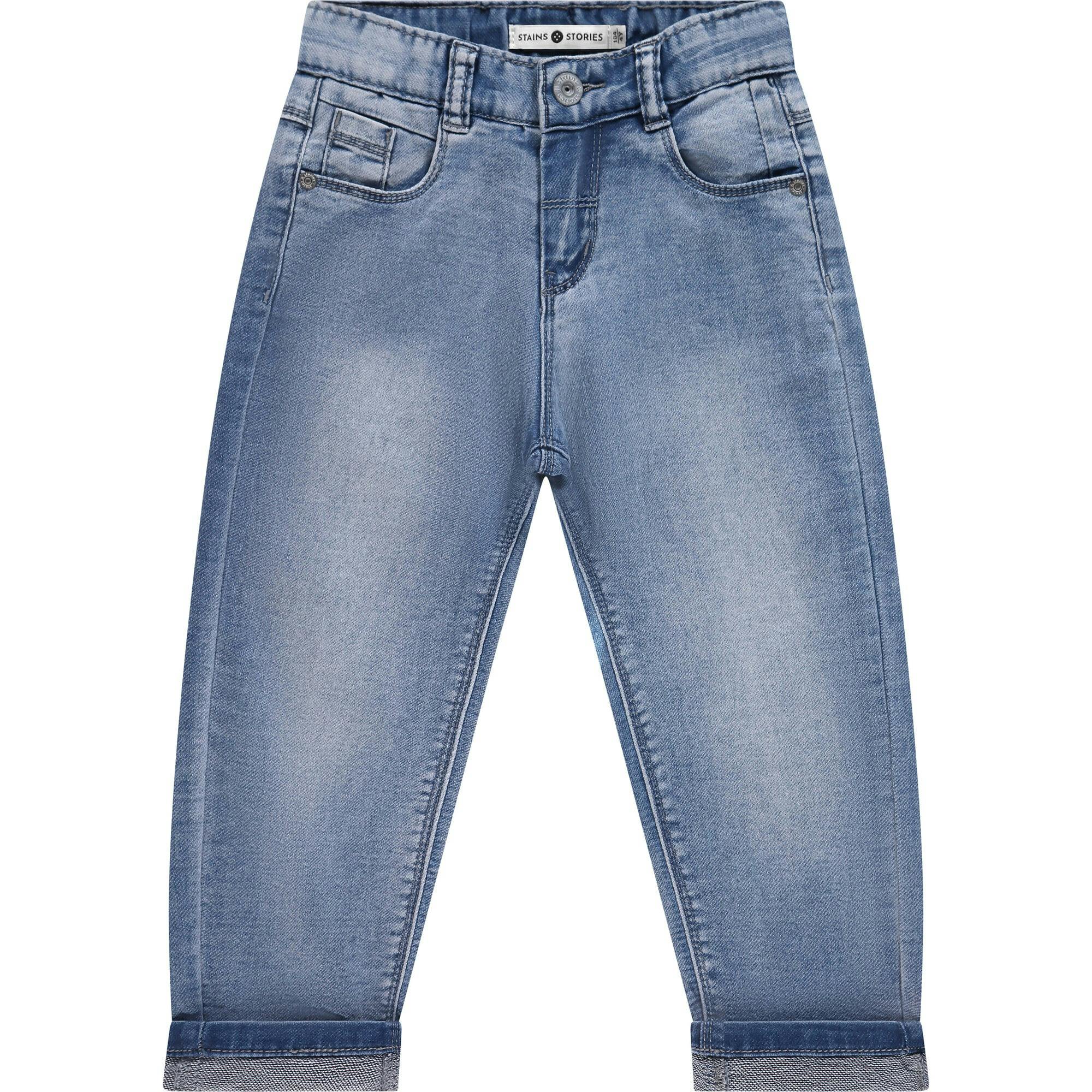Wide Leg Jogger Denim