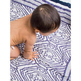 Block-Printed Cotton Crib Quilt