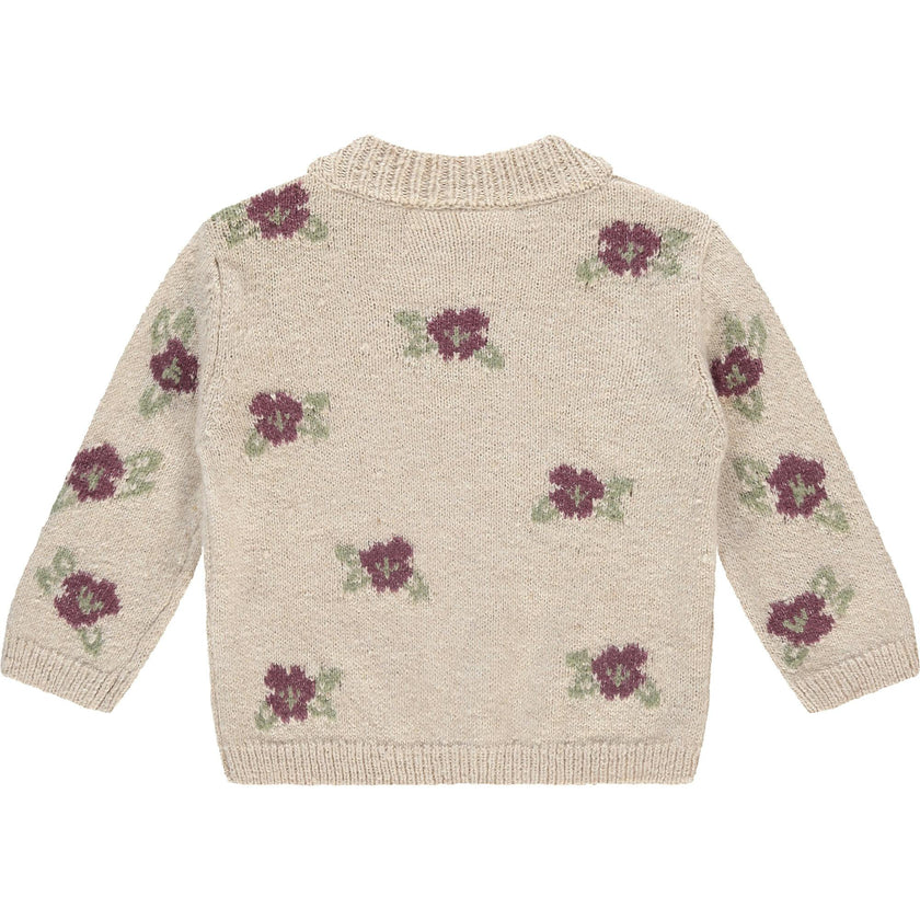Floral Pullover Sweater