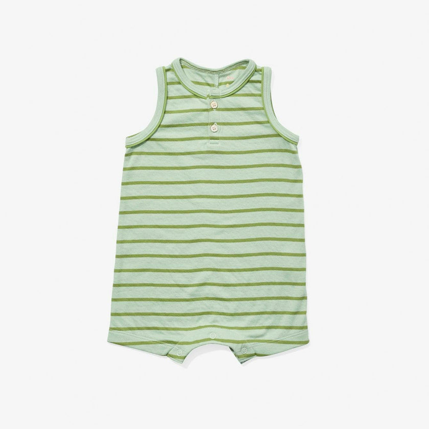 Lachlan Romper, Palm Stripe