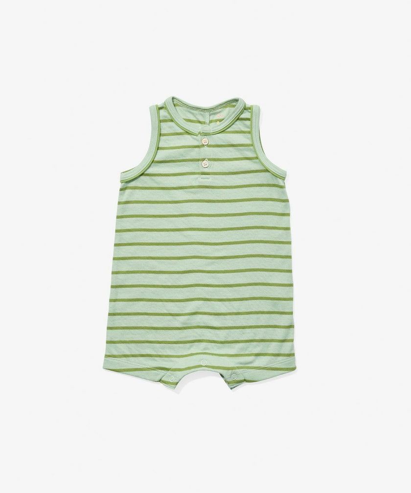 Lachlan Romper, Palm Stripe