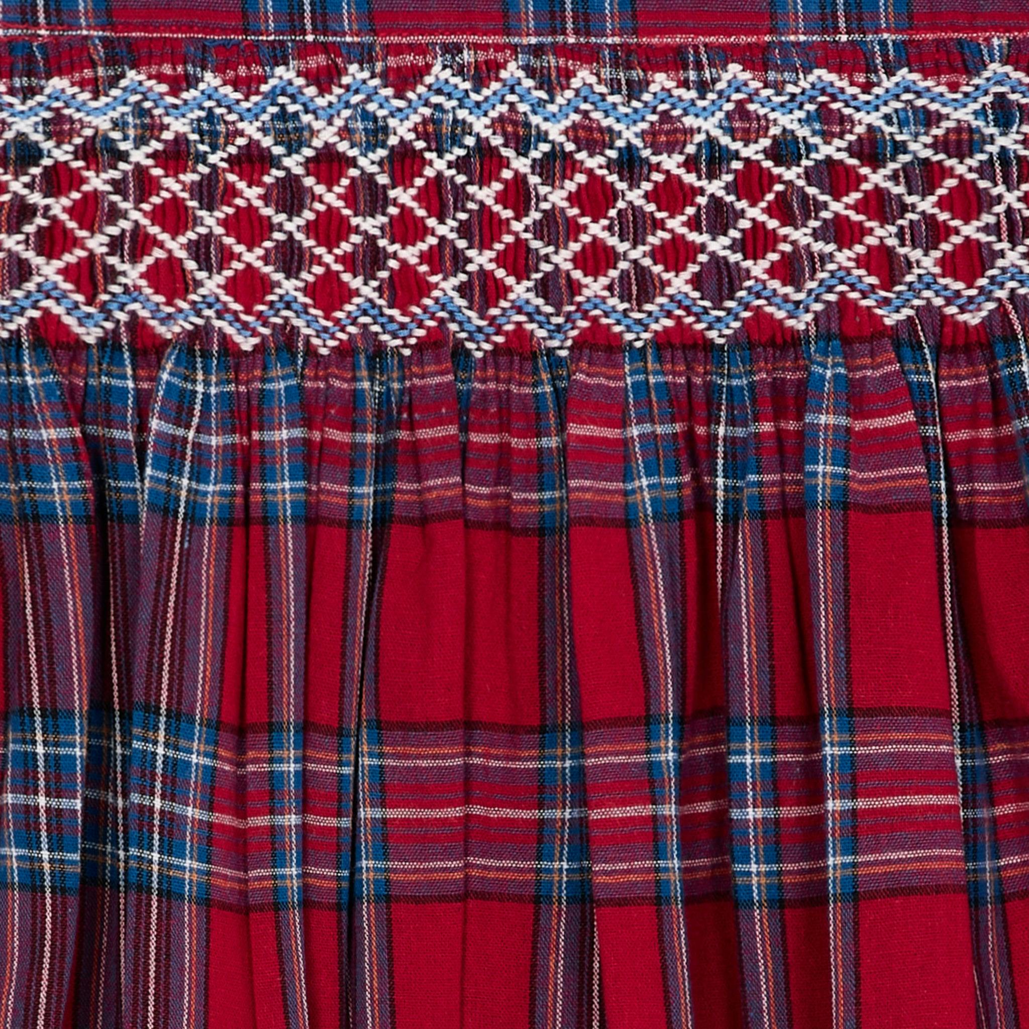 Smocked Girls Skirt Lilla