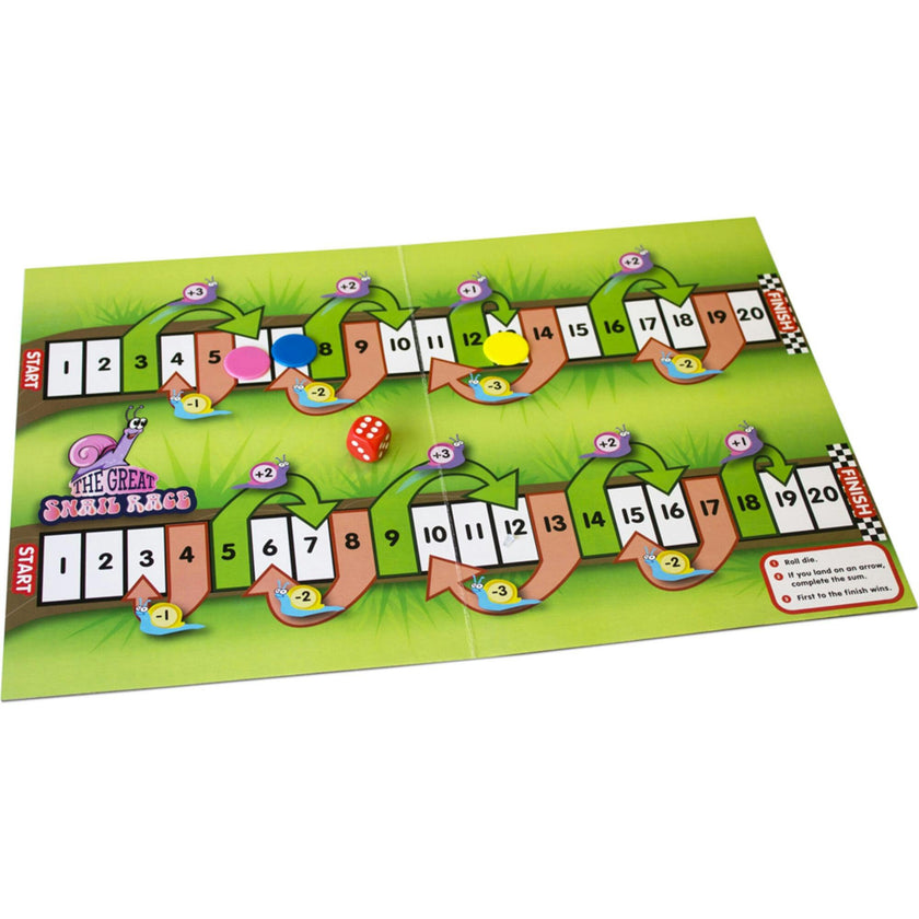 6 Mathematics Games Board Game for Ages 5-8 Grade 1 Grade 2 Learning