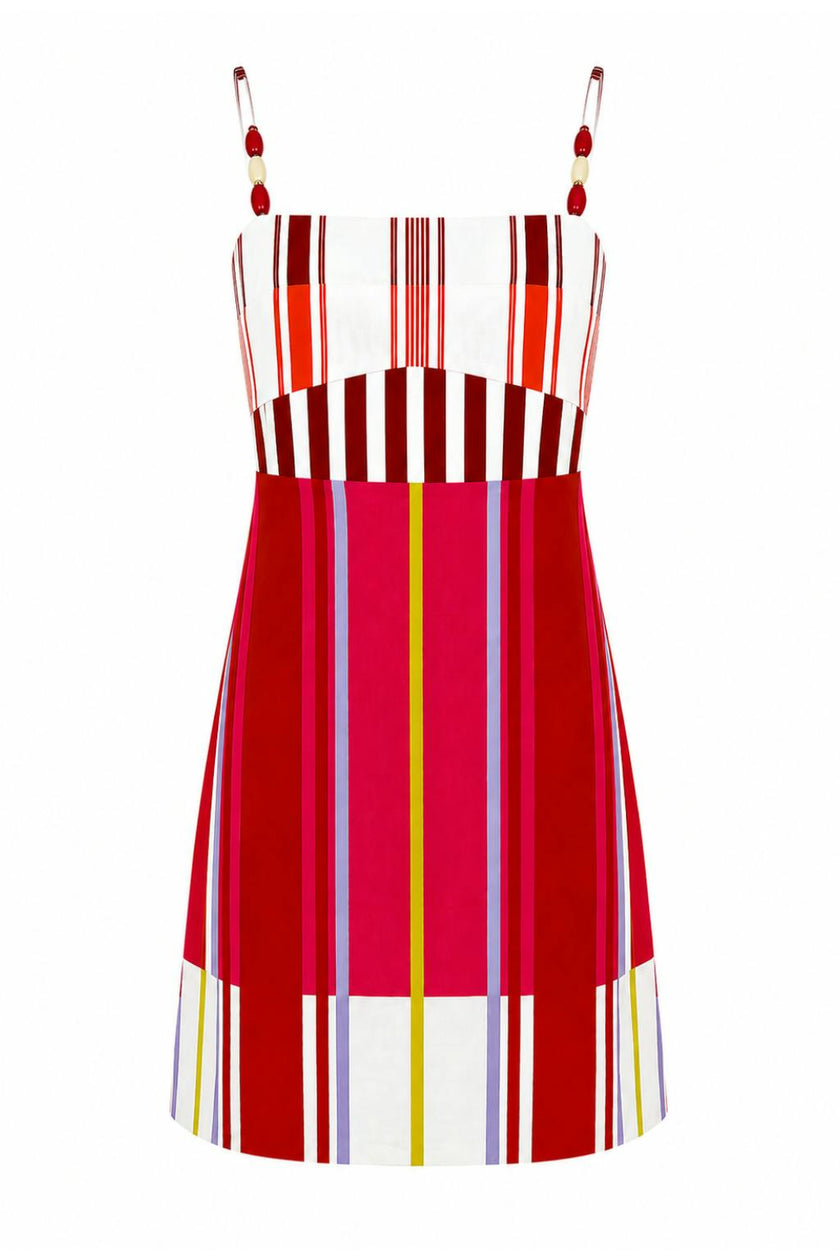 Lauryn Happy Stripes Mini Dress