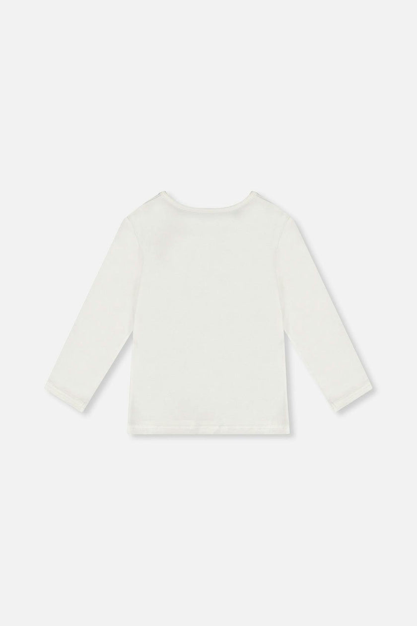 Organic Cotton Long Sleeve T-Shirt Off-White