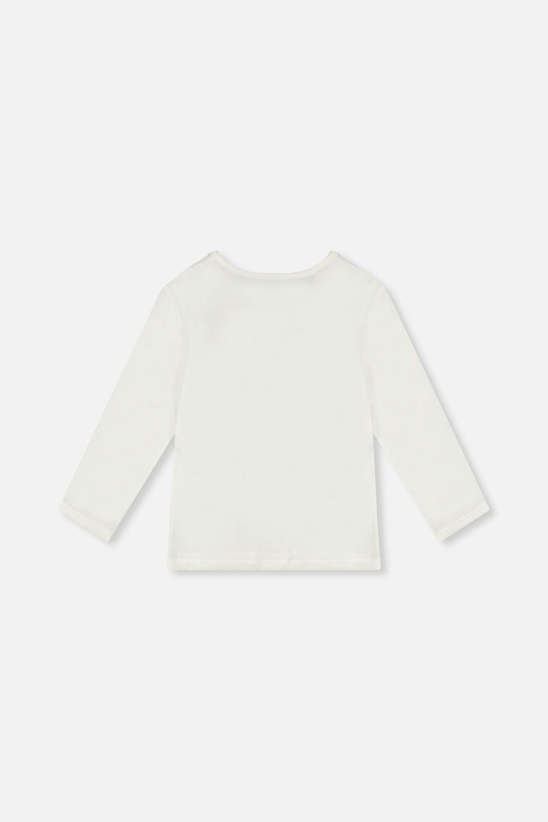 Organic Cotton Long Sleeve T-Shirt Off-White