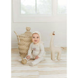 Prancing Footie & Hat Set Barely Pink
