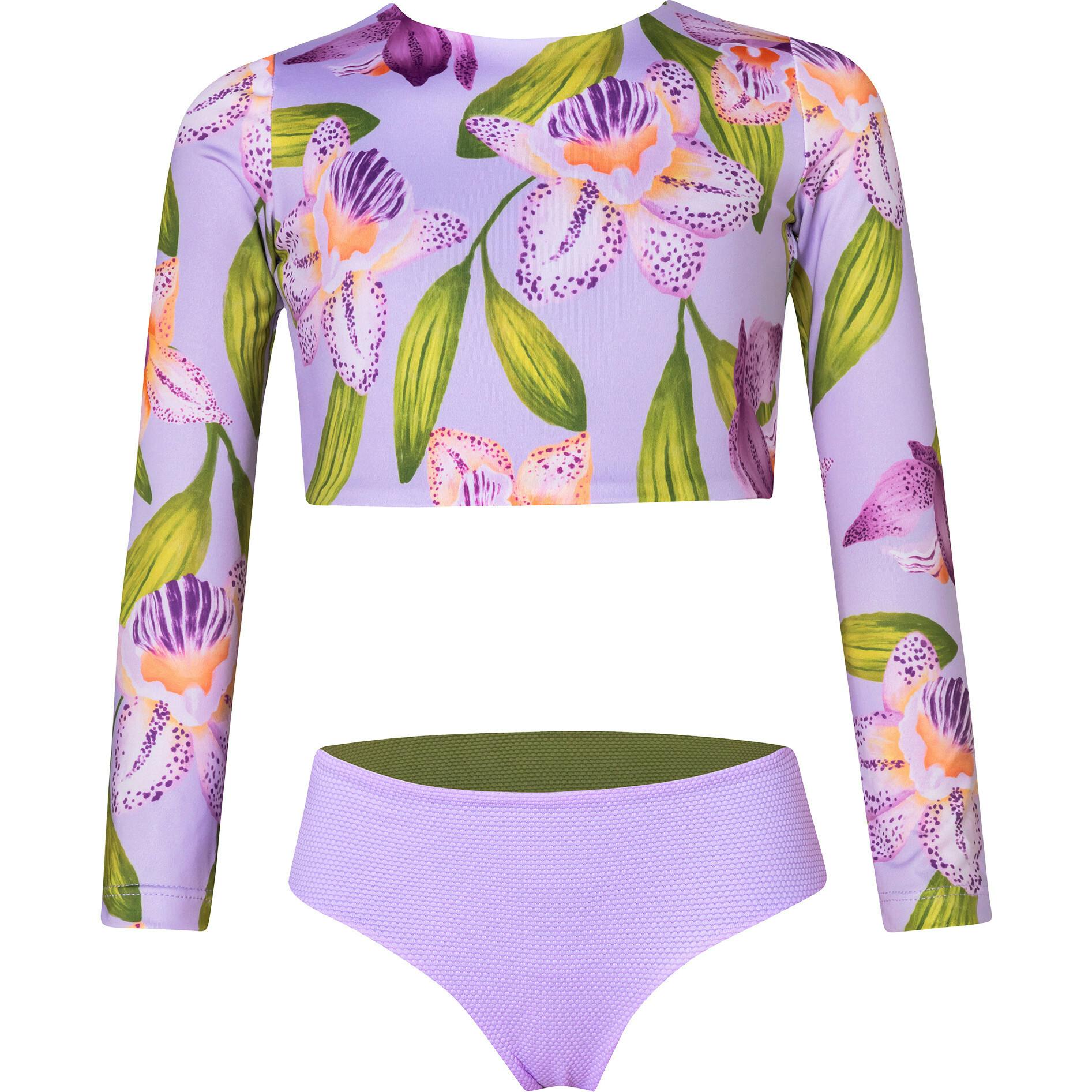ORQUIDEAS ANGGIE LILA - SUN LONGSLEEVE BIKINI