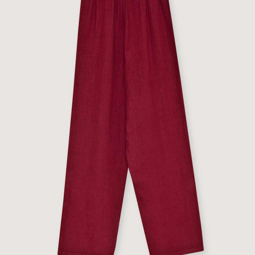 Melissa Woman Pant Regular Crimson Wine