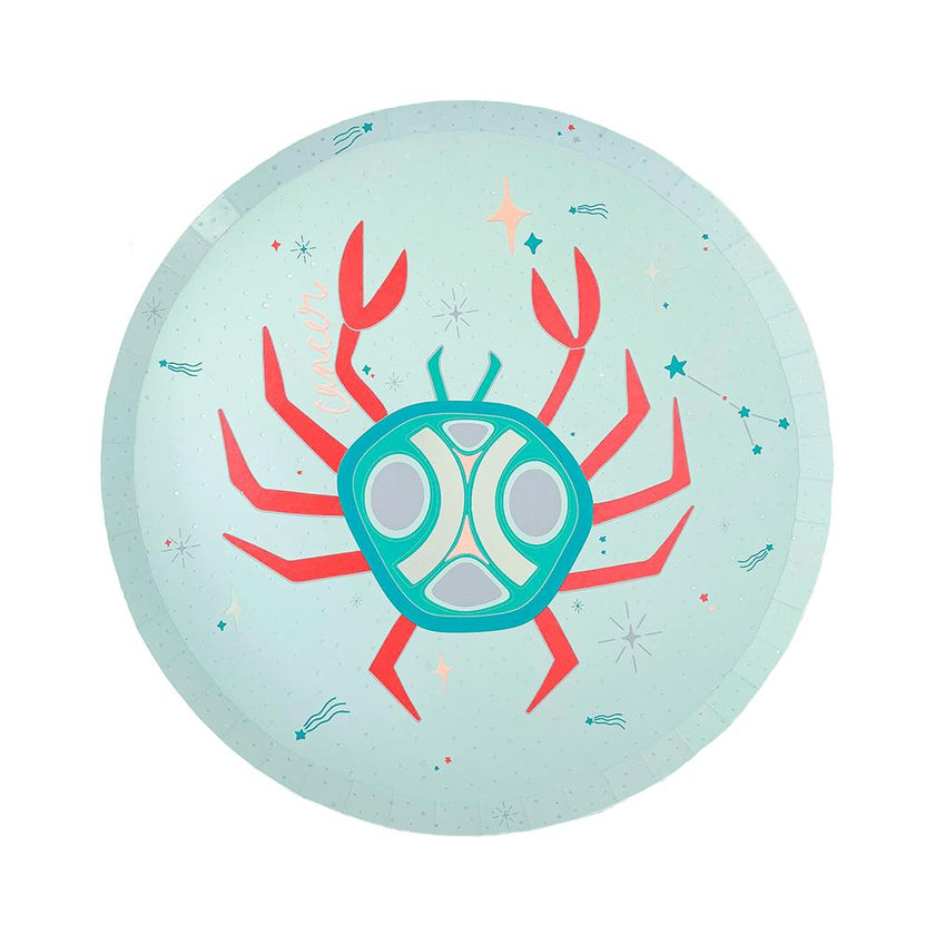 Zodiac Cancer Dinner Plates