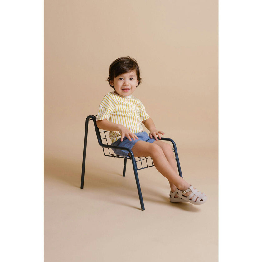 Dropped Shoulder T-Shirt, Yellow