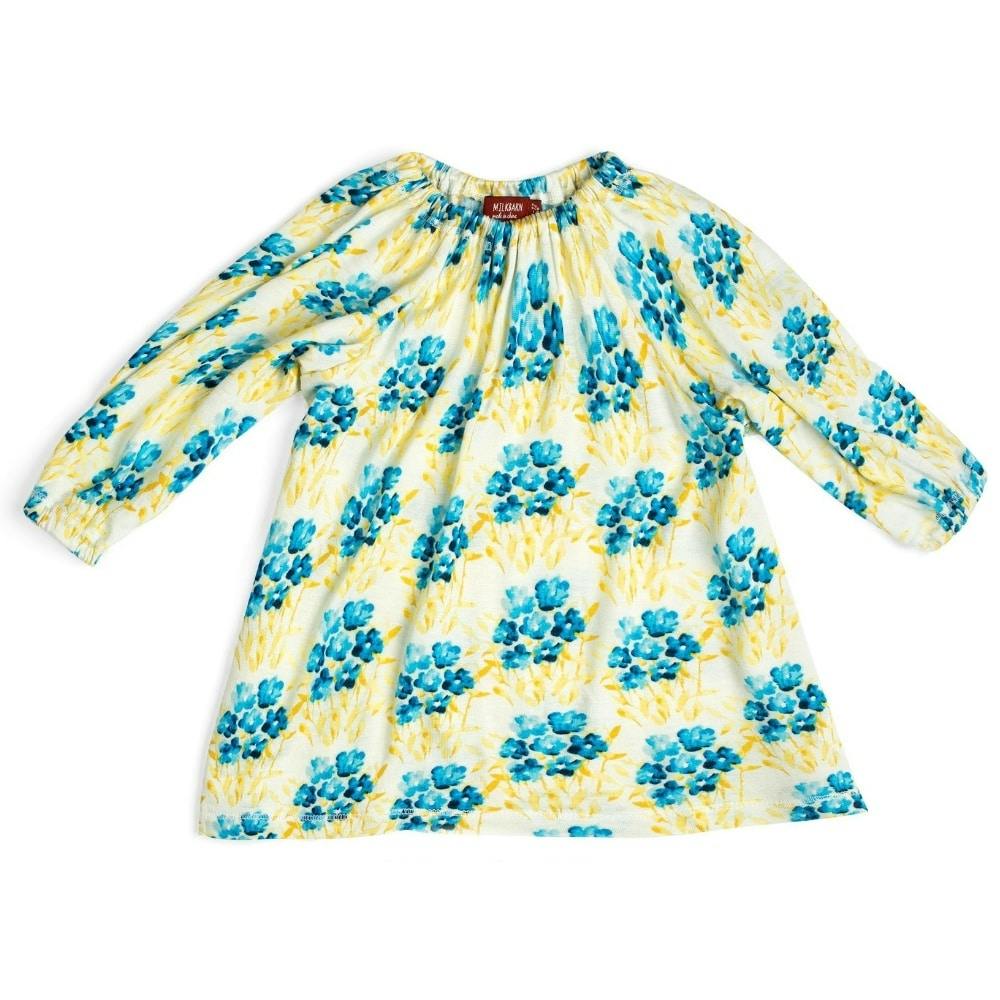 Sky Floral Bamboo Dress & Legging Set
