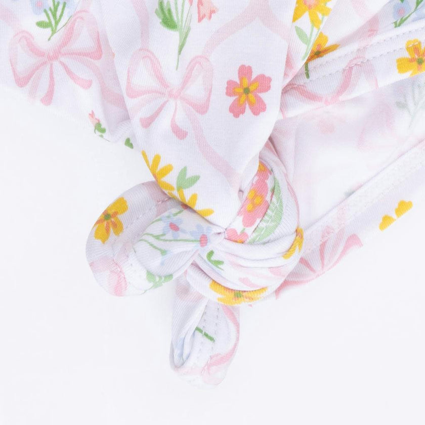 Spring Blooms Bow Trellis - Knotted Gown