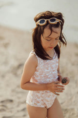 Vintage Girls 1 Piece Swimsuit | UPF + Recycled - Pegasus