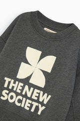 TNS Logo Sweatshirt Dark Grey Melange