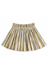Foil Pleated Skirt