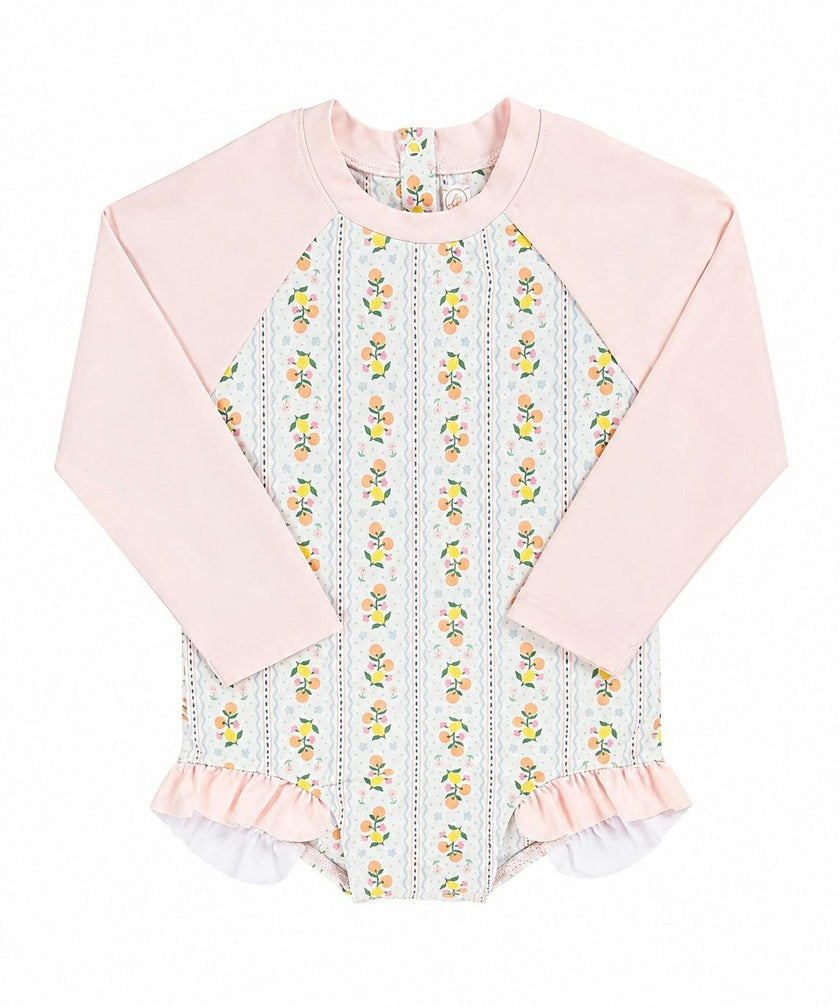 girls rosa rashguard swimsuit