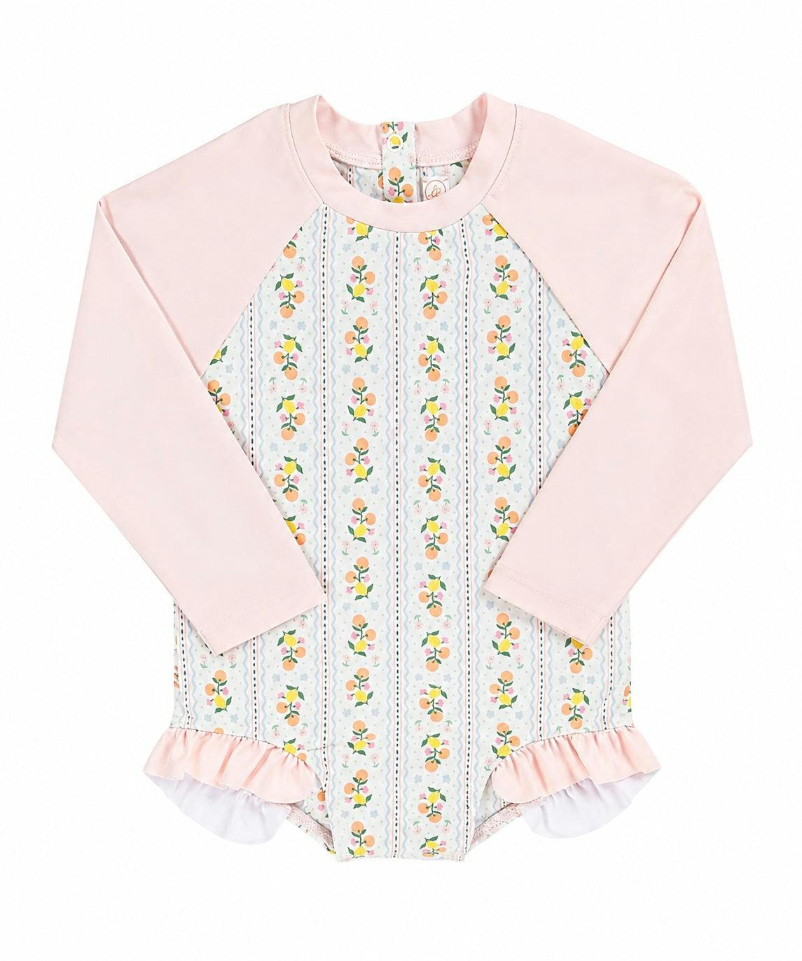 girls rosa rashguard swimsuit