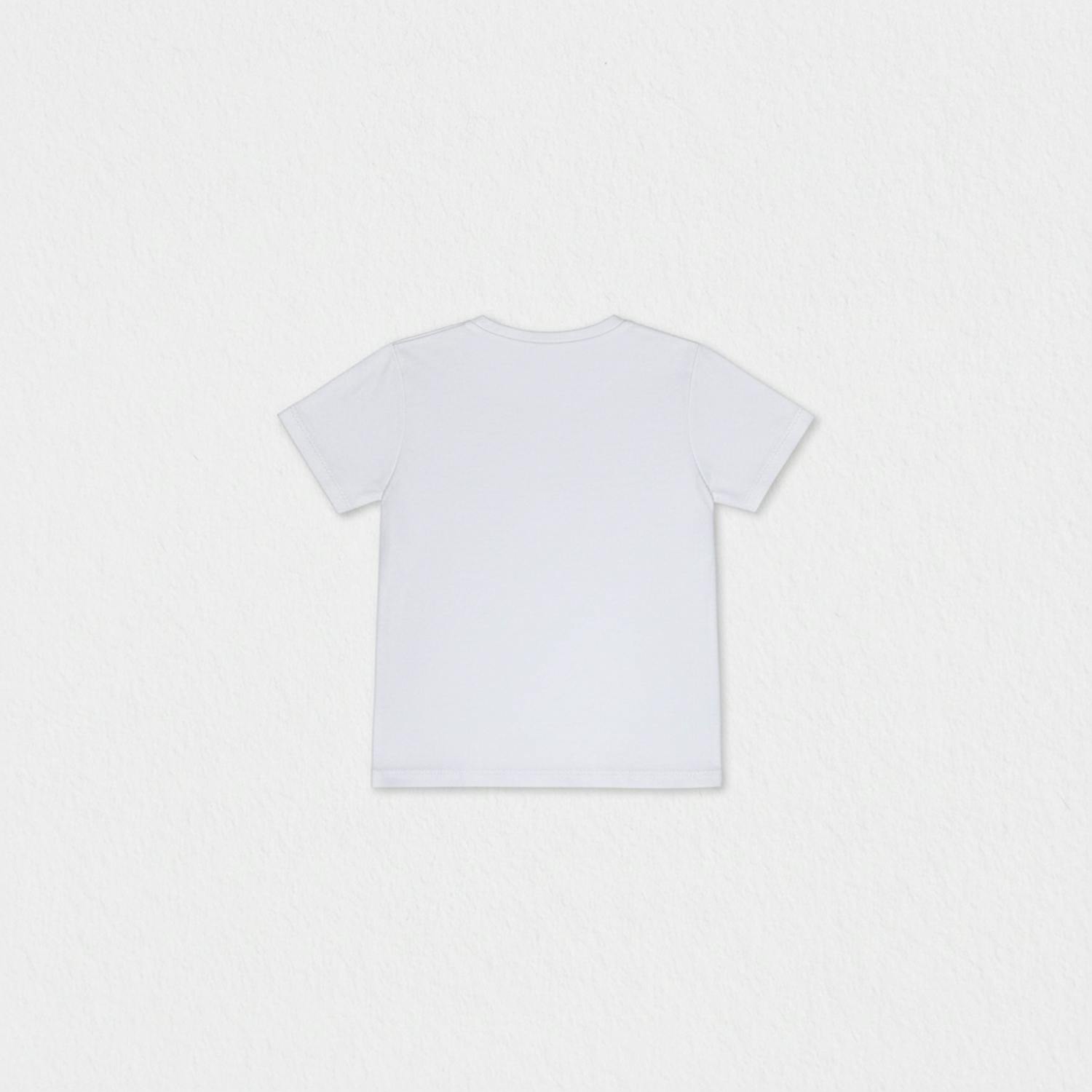 Cederique Baby T-shirt Short Sleeve, White Oops