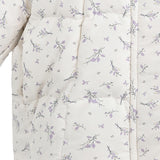 Cream Floral Hooded Jacket
