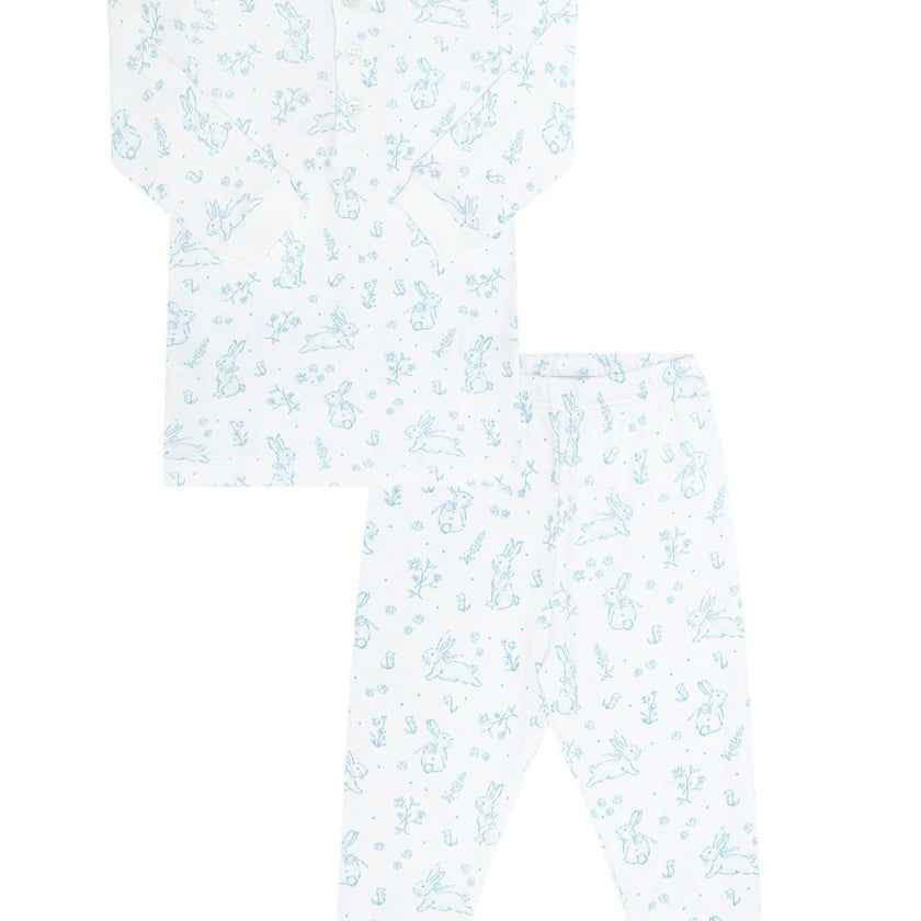 Blue Bunny Toile Pajama