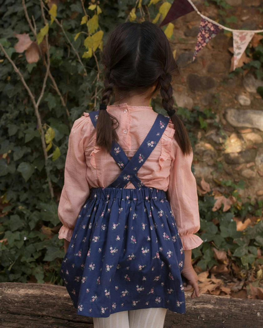 Annie Skirt - Ditsy Bouquet Navy