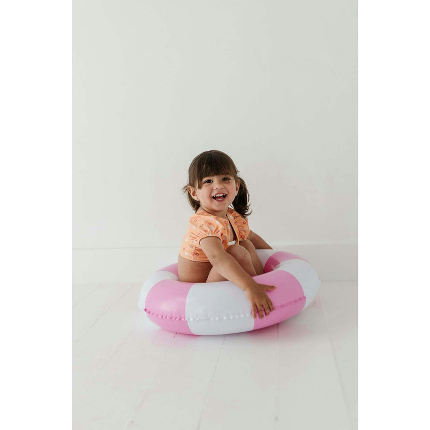 Girl's Puff Sleeve Swimsuit
