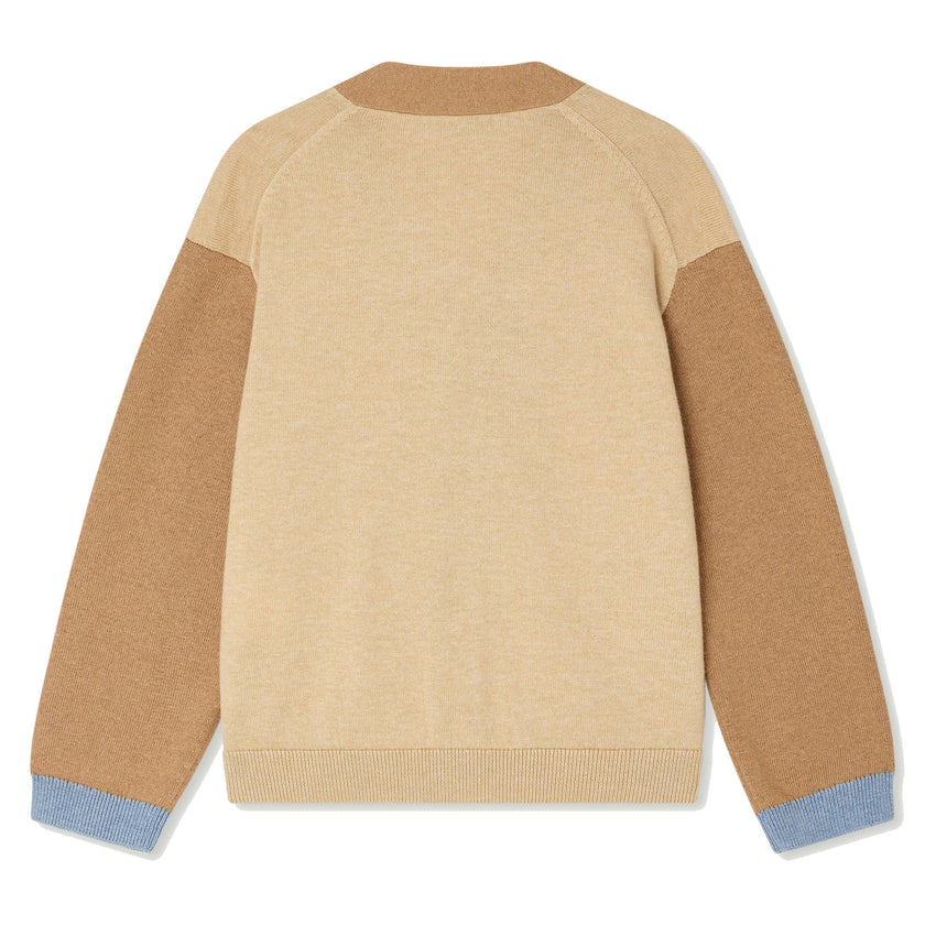 BONPOINT Cardigan Edouard - Beige Chine