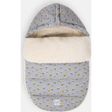 BenjiPOD Floral Print Zipped Footmuff