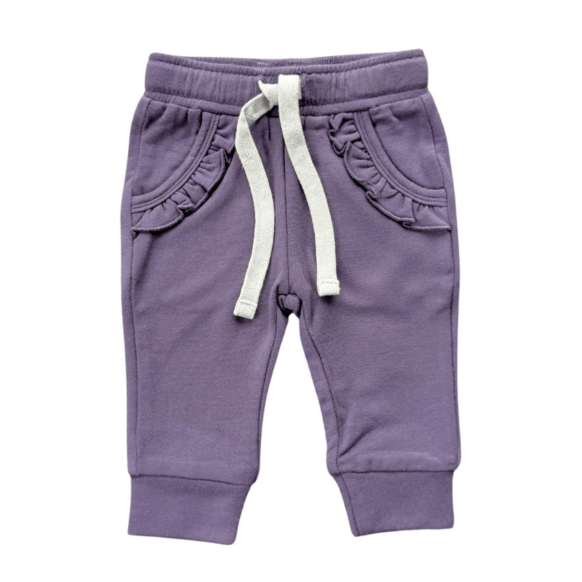 Girl's Joggers in Plum