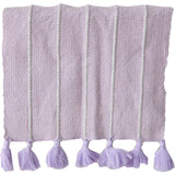 Lavender Table Runner with Tassels