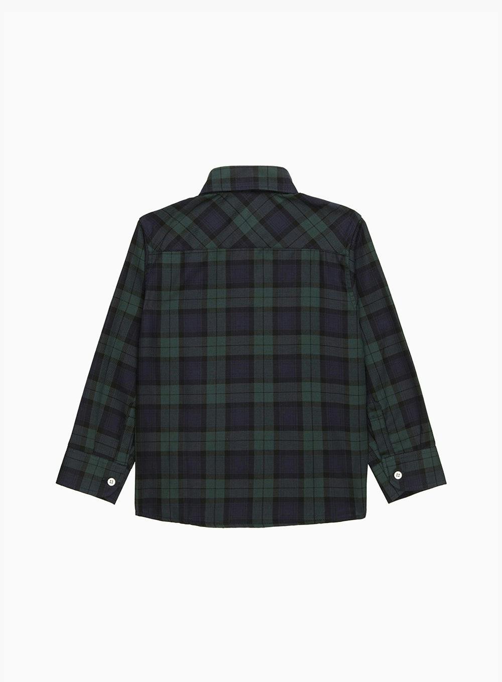 Thomas Shirt in Navy Plaid